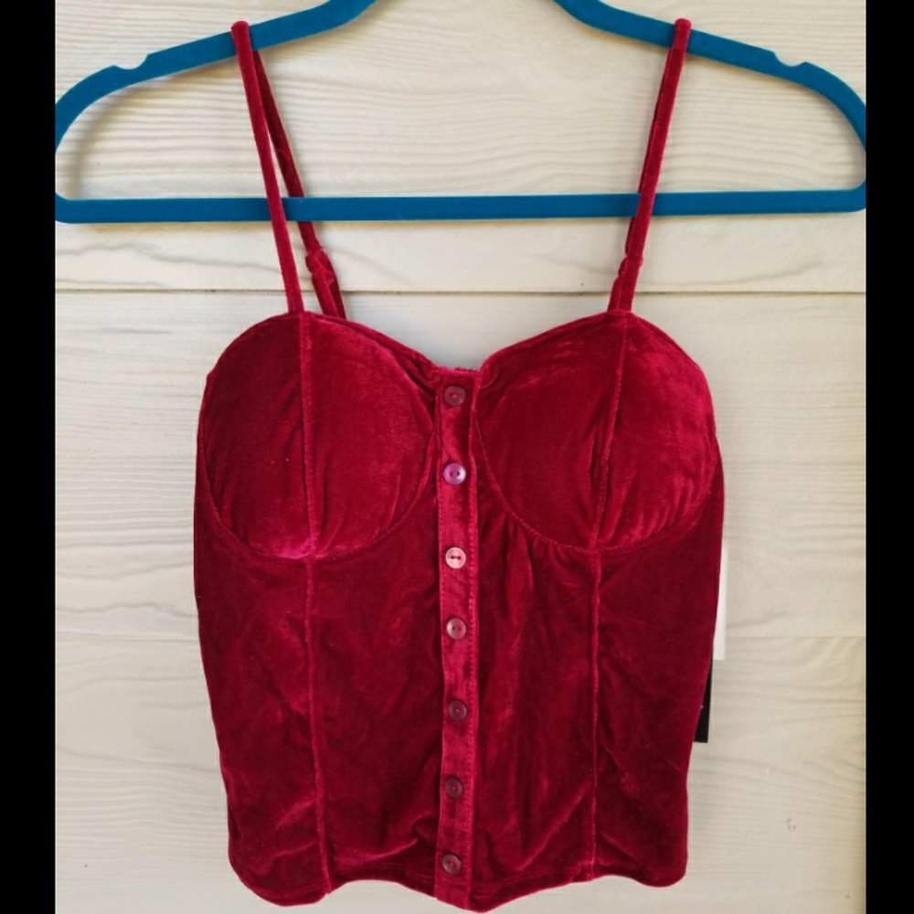 Red Crop Top